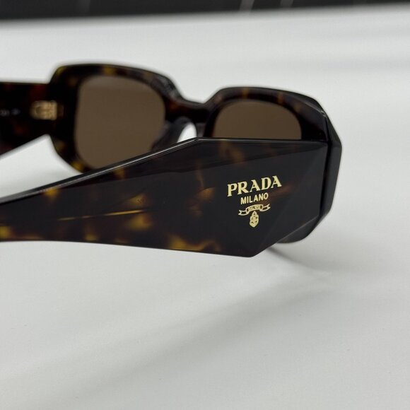 NEW PRADA PR17WS 2AU8C1 WOMEN HAVANA EYEWEAR SPR 17W 2AU8C1 SUNGLASSES - Picture 8 of 11